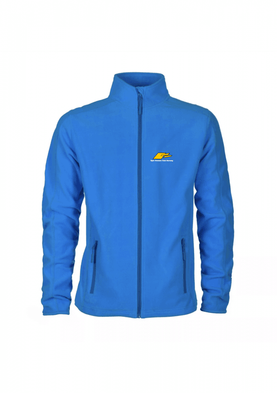 Fleecejakke m/logo på bryst