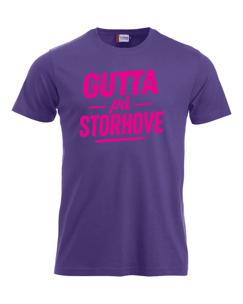 Gutta på Storhove tee (rosa)
