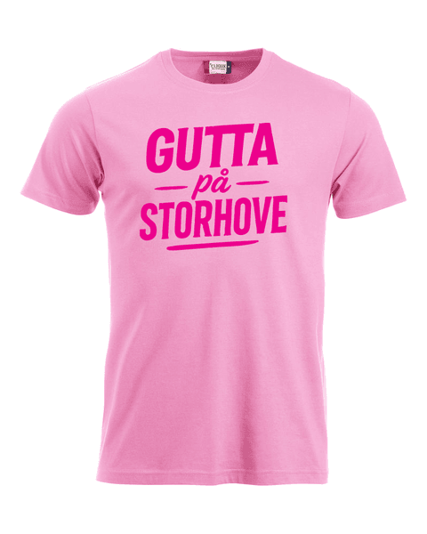 Gutta på Storhove tee (rosa)