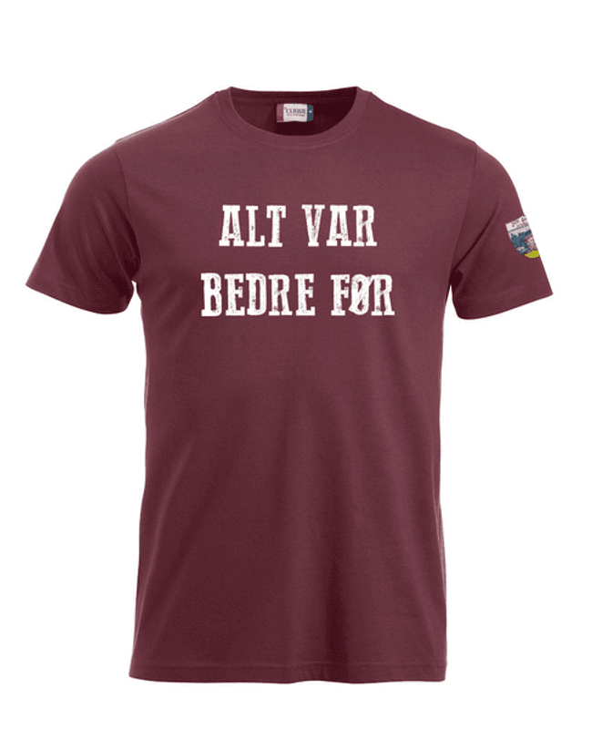 Alt var bedre før T-Shirt